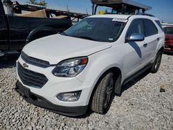 Chevrolet Equinox ltz salvage cars for sale: 2016 Chevrolet Equinox LTZ