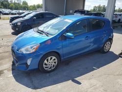 Salvage cars for sale at Fort Wayne, IN auction: 2015 Toyota Prius C