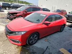 Honda salvage cars for sale: 2019 Honda Civic LX