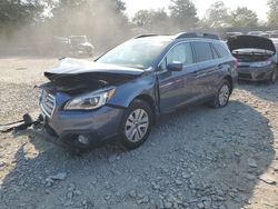 Subaru Vehiculos salvage en venta: 2017 Subaru Outback 2.5I Premium