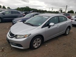 Salvage cars for sale at Hillsborough, NJ auction: 2013 Honda Civic LX