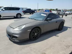 Salvage cars for sale at Grand Prairie, TX auction: 1999 Porsche 911 Carrera