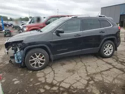 Salvage cars for sale at Woodhaven, MI auction: 2015 Jeep Cherokee Latitude