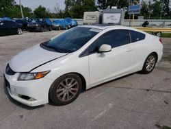 Salvage cars for sale at Sikeston, MO auction: 2012 Honda Civic EX