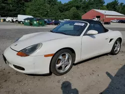 Salvage cars for sale at Mendon, MA auction: 2000 Porsche Boxster