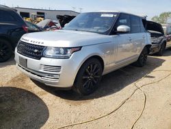 Salvage cars for sale at Elgin, IL auction: 2017 Land Rover Range Rover Supercharged