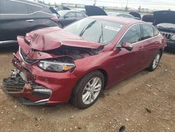 Chevrolet salvage cars for sale: 2017 Chevrolet Malibu LT