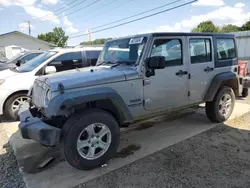 Jeep Wrangler Unlimited Sport salvage cars for sale: 2016 Jeep Wrangler Unlimited Sport