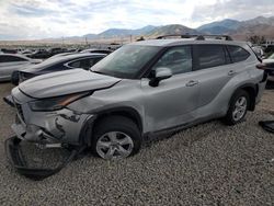 Salvage cars for sale at Magna, UT auction: 2024 Toyota Highlander LE