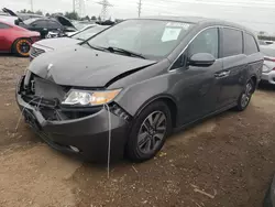 Salvage cars for sale at Elgin, IL auction: 2015 Honda Odyssey Touring