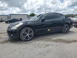 Salvage cars for sale from Copart Orlando, FL: 2012 Infiniti G37