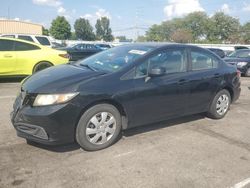 Salvage cars for sale at Moraine, OH auction: 2013 Honda Civic LX