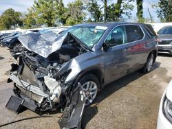 Salvage cars for sale at Bridgeton, MO auction: 2018 Chevrolet Traverse LS