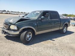 Salvage cars for sale at Sacramento, CA auction: 2002 Ford F150 Supercrew