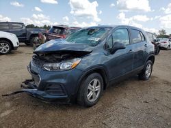 Salvage cars for sale at Elgin, IL auction: 2022 Chevrolet Trax LS