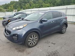 Salvage cars for sale at Assonet, MA auction: 2017 KIA Sportage EX