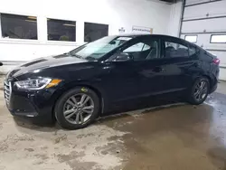 Salvage cars for sale at Blaine, MN auction: 2018 Hyundai Elantra SEL