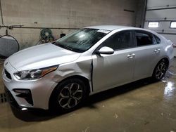 Salvage cars for sale from Copart Blaine, MN: 2021 KIA Forte FE