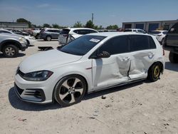 Salvage cars for sale at Haslet, TX auction: 2018 Volkswagen GTI S/SE