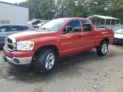 Salvage cars for sale at Austell, GA auction: 2007 Dodge RAM 1500 ST