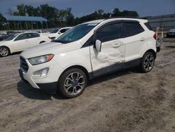 Salvage cars for sale at Spartanburg, SC auction: 2018 Ford Ecosport SE