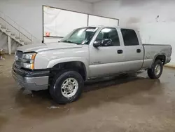 Salvage trucks for sale at Davison, MI auction: 2003 Chevrolet Silverado K1500 Heavy Duty