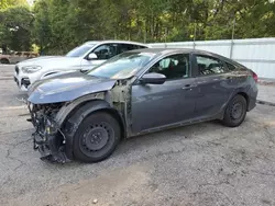 Salvage cars for sale at Austell, GA auction: 2021 Honda Civic LX