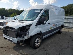 Salvage trucks for sale at Exeter, RI auction: 2021 Ford Transit T-150