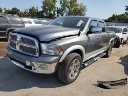 Salvage trucks for sale at Sikeston, MO auction: 2012 Dodge RAM 1500 Laramie