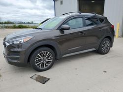 Salvage cars for sale at Milwaukee, WI auction: 2020 Hyundai Tucson Limited