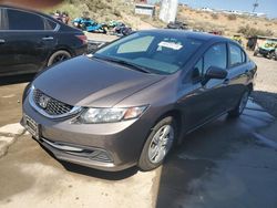 Salvage cars for sale at Reno, NV auction: 2015 Honda Civic LX