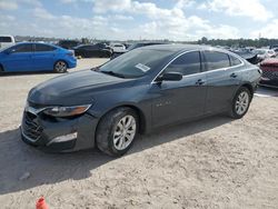 Salvage cars for sale at Houston, TX auction: 2019 Chevrolet Malibu LT