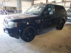 Salvage cars for sale at Eldridge, IA auction: 2011 Land Rover Range Rover Sport HSE