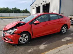 Carros salvage sin ofertas aún a la venta en subasta: 2018 Chevrolet Cruze LS