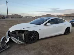 Salvage cars for sale at North Las Vegas, NV auction: 2013 Tesla Model S