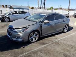 Chevrolet Vehiculos salvage en venta: 2018 Chevrolet Cruze Premier