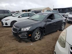 Salvage cars for sale at Brighton, CO auction: 2016 Chevrolet Cruze Limited LT