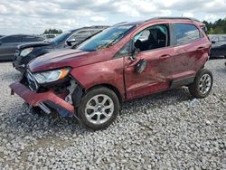 Salvage cars for sale at Wayland, MI auction: 2019 Ford Ecosport SE