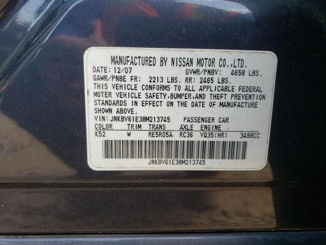 2008 Infiniti G35