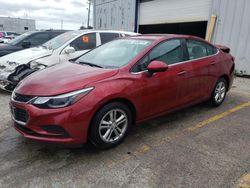 Salvage cars for sale at Chicago Heights, IL auction: 2017 Chevrolet Cruze LT