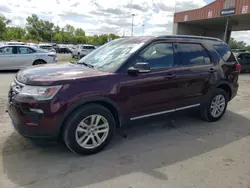 Salvage cars for sale at Fort Wayne, IN auction: 2018 Ford Explorer XLT