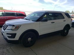 Ford salvage cars for sale: 2017 Ford Explorer Police Interceptor