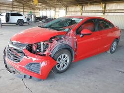 Chevrolet salvage cars for sale: 2019 Chevrolet Cruze