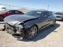 Salvage cars for sale at North Las Vegas, NV auction: 2018 Maserati Quattroporte S