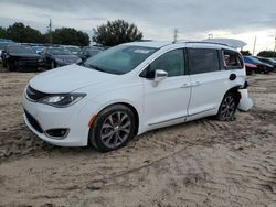 Salvage cars for sale at Riverview, FL auction: 2017 Chrysler Pacifica Limited