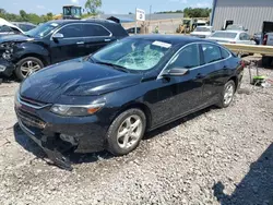 Chevrolet salvage cars for sale: 2018 Chevrolet Malibu LS