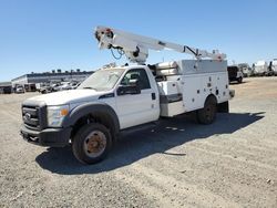 Salvage trucks for sale at Sacramento, CA auction: 2012 Ford F450 Super Duty