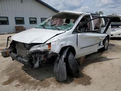 Salvage cars for sale at Pekin, IL auction: 2016 Chrysler Town & Country Touring