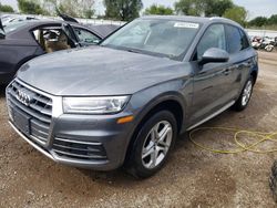 Salvage cars for sale at Elgin, IL auction: 2018 Audi Q5 Premium