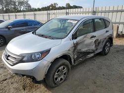 Salvage cars for sale at Spartanburg, SC auction: 2013 Honda CR-V LX